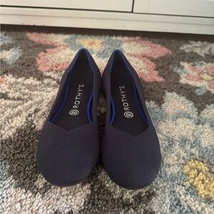 Rothy's Navy Blue Women's Slip-On Flats